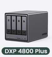Amazon.com: UGREEN NAS DXP4800 Plus 4 插槽桌上型NASync,Intel
