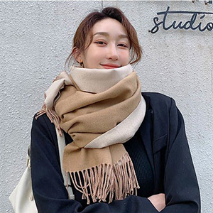 Amazon.co.jp: [LA-Hazel] マフラー レディース 人気 カシミヤタッチ