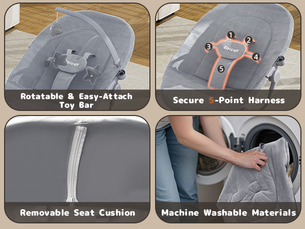 Amazon.com : Zoicay Baby Swing,Baby Swings for Infants with 3