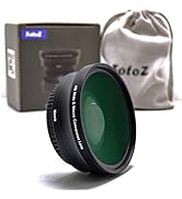 Amazon.com : FotoZ 49mm 0.75x Wide Angle Lens, for Sony Vlogcam ZV