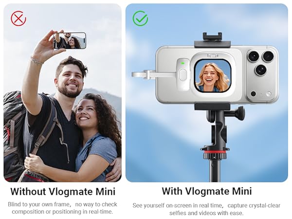 Amazon.com: Founist Vlogmate Mini Phone Vlog Selfie Monitor Screen
