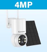 Amazon.co.jp: Jennov 防犯カメラ 屋外 ソーラー 400万画素 単品利用可