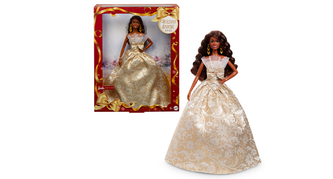 Amazon.co.jp: バービー(Barbie) ホリデーバービー ウェーブヘア