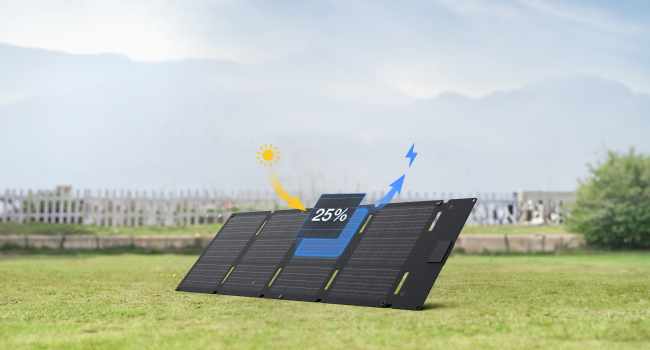 Amazon | EcoFlow 45W ソーラーパネル Type-C 高出力 ソーラー