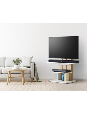 Amazon｜朝日木材加工(Asahiwood) 壁寄せ テレビ スタンド WS-C style