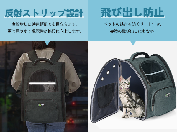 Amazon.co.jp: Tresbro 最新型 犬 猫 リュック カーテン付きの ペット