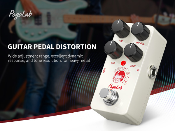 Amazon.com: Pogolab Distortion Guitar Pedal, Mini Analog