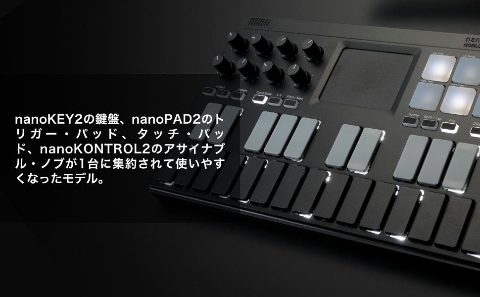 Amazon.co.jp: KORG(コルグ) MIDIキーボード nanoKEY Studio DTM/25