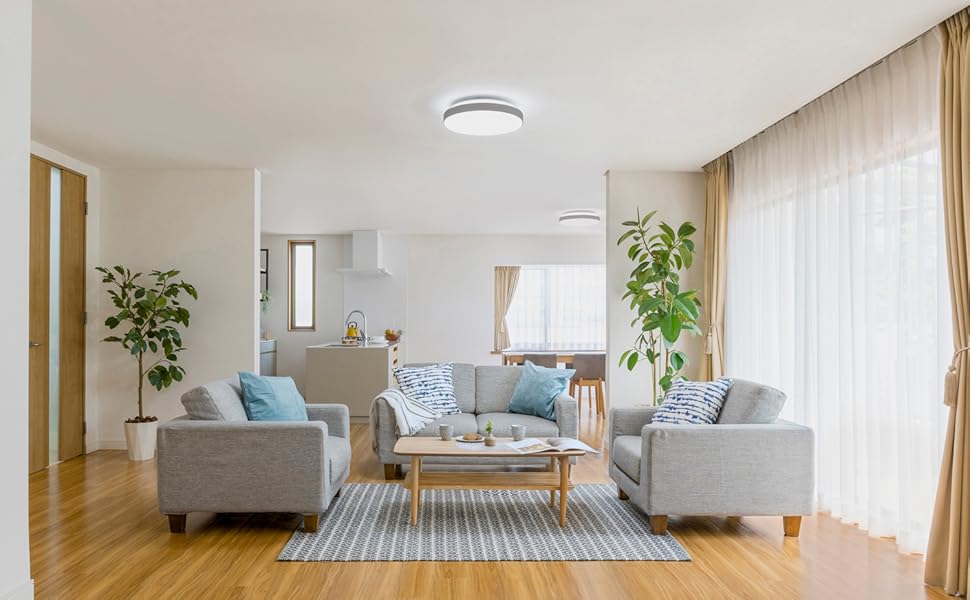 Amazon | HotaluX(ホタルクス) LEDシーリングライト HLDC08334SG 適用