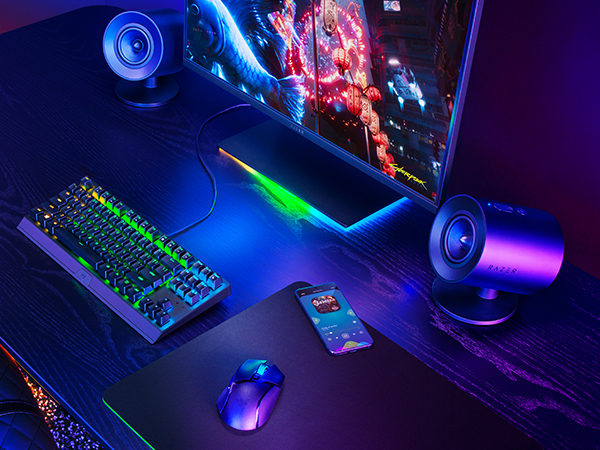 Amazon.com: Razer Nommo V2 X - Full-Range 2.0 PC Gaming Speakers