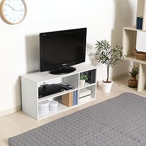 Amazon｜不二貿易(Fujiboeki) TVラック テレビ台 幅89×奥行29.5×高さ
