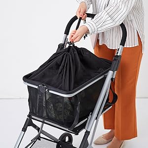 Amazon.co.jp: 【単品】エコカ 保冷バッグ ショッピングカート 買い物