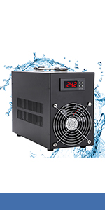 Amazon | Poafamx 水槽クーラー 15-40℃調整可能 60L 冷却と加熱両用