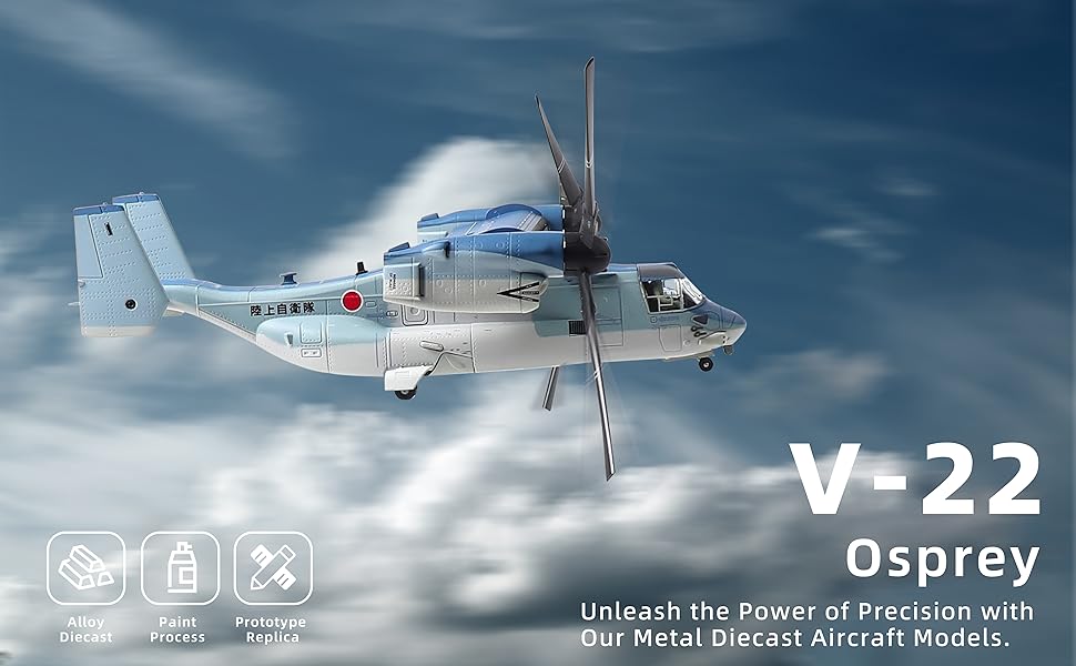 Amazon.com: NUOTIE V-22 Osprey 1/72 Scale Model Aircraft Kits