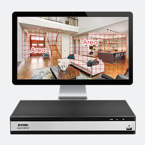 Amazon.co.jp: ZOSI 防犯レコーダー 1080p 防犯レコーダー 16ch hdd4tb