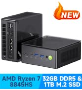 Amazon.com: GMKtec Mini PC Ryzen 6600H (Upgraded 6600U), M6 Gaming