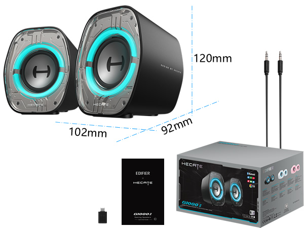 Amazon.co.jp: Edifier 【エディファイア】 G1000 II 卓上 小型 RGB