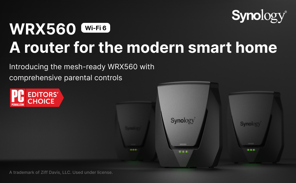 Amazon.com: Synology WRX560 - Dual-Band Wi-Fi 6 Router, 2.5Gbps