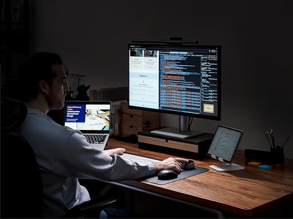 Amazon.com: BenQ ScreenBar Halo 2 LED Monitor Light Bar - Wireless