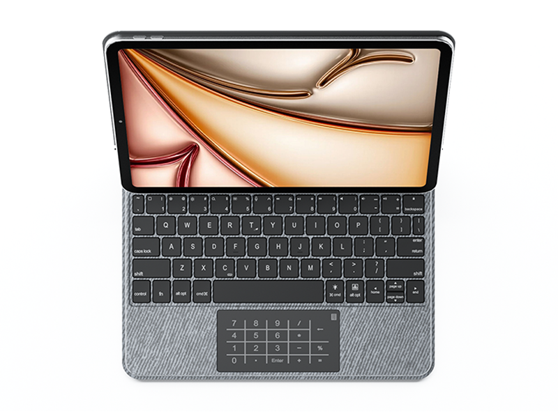 Amazon.com: pekarejue Magic Keyboard Case for iPad Air 11-inch M2