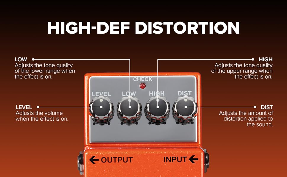 Amazon.com: BOSS DS-1X Distortion | Advanced Guitar Effect Pedal