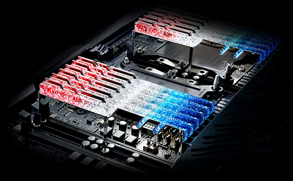 G.SKILL Trident Z Royal Series DDR4 RAM (XMP) 32GB (2x16GB) 3200MT