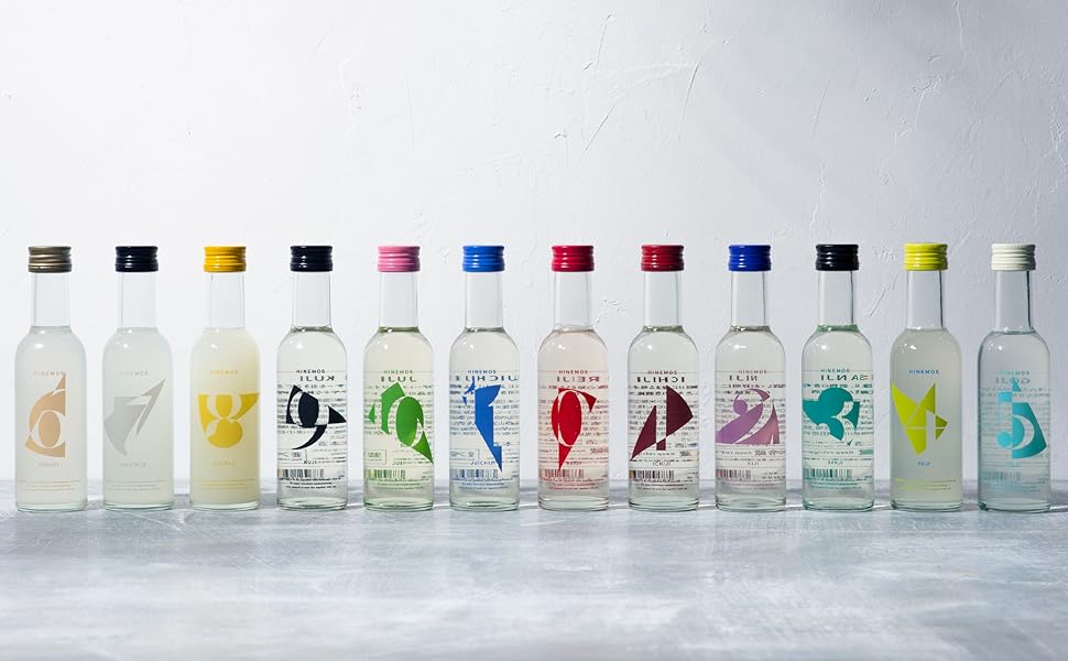 Amazon.co.jp: HINEMOS 日本酒 飲み比べセット12銘柄 Alc.2%-16% 純米