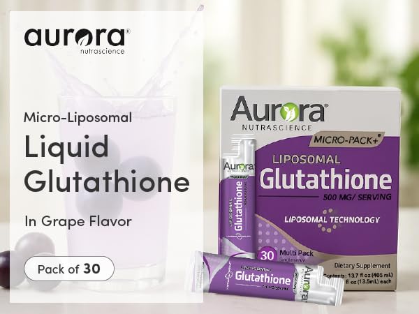 Amazon.com: Aurora Nutrascience Micro-Pack Liposomal Glutathione