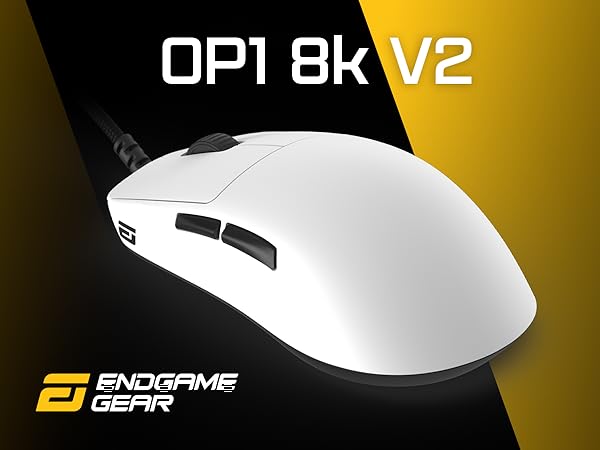 Amazon.com: ENDGAME GEAR OP1 8k v2 White – Esports Gaming Mouse