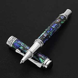 Amazon | Xezo Maestro ローラーボールペン 細字 ナチュラルブラック