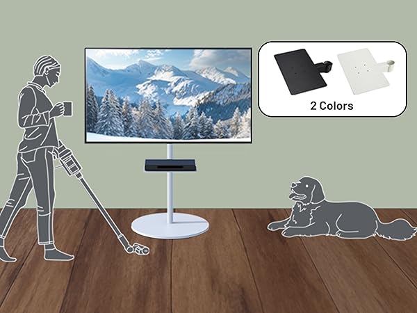 Amazon.com: WALL Seven Stand A2 Large Type | Minimalist Rolling TV