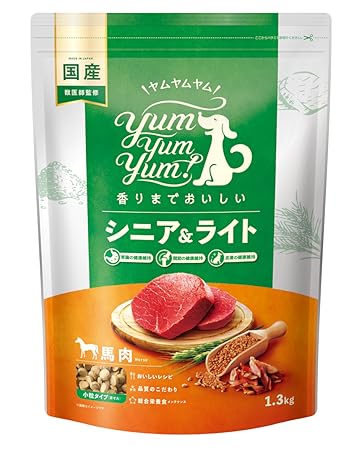 Amazon.co.jp: yum yum yum! ヤムヤムヤム 超小粒 ドッグフード ドライ
