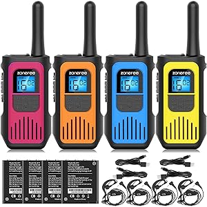 M2717-115-89】トランシーバー 4台セット 無線機 免許不要 本体 M2717