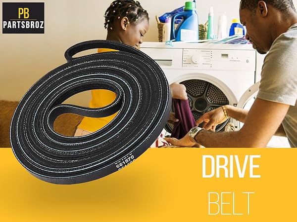 Amazon.com: PartsBroz 661570 661570V Dryer Belt for Drum Drive