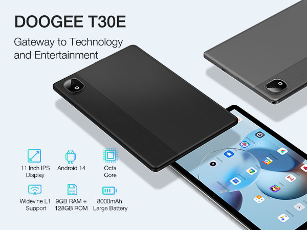 Amazon.com : DOOGEE 11 Inch Tablet [2026], T30E 4G Cellular