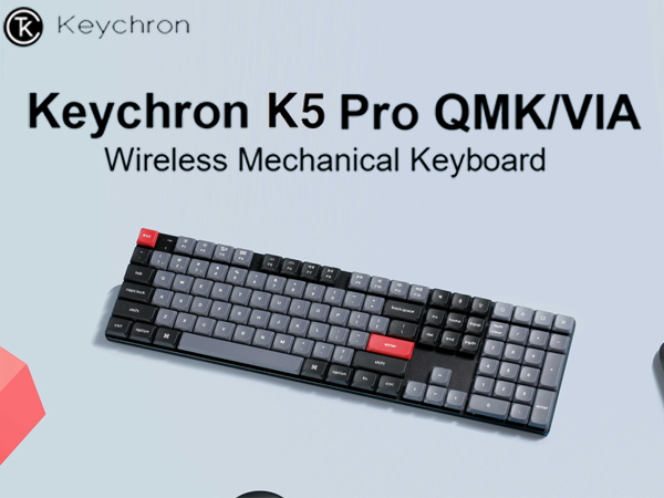 Amazon.com: Keychron K5 Pro QMK/VIA Custom Wireless Mechanical