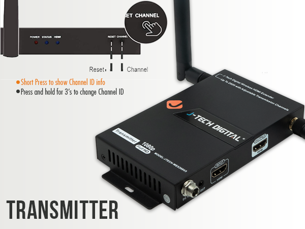 Amazon.com: J-Tech Digital 1X2 Wireless HDMI Extender 200' Dual