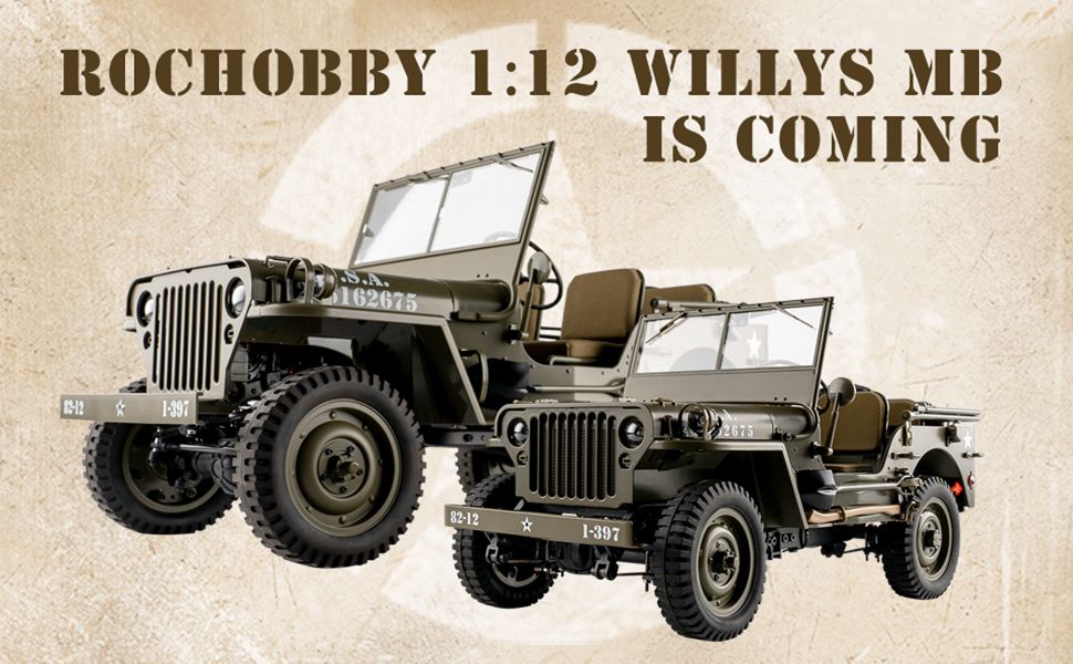 Amazon.com: RocHobby 1/6 1941 MB Scaler RC Car, 4x4 Hobby Grade RC