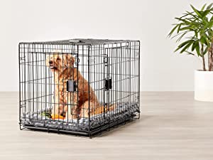 Amazon.co.jp: Amazonベーシック 犬 ペットケージ 折りたたみ可能