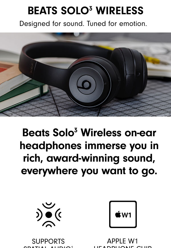 Amazon.com: Beats Solo3 Wireless On-Ear Headphones - Apple W1