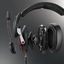 Amazon.co.jp: EPOS GSP600 ゲーミングヘッドセット有線 密閉型