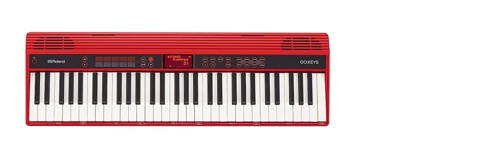 美品・動作確認済】Roland Go:Keys 61鍵 レッド ソフトケース 美品