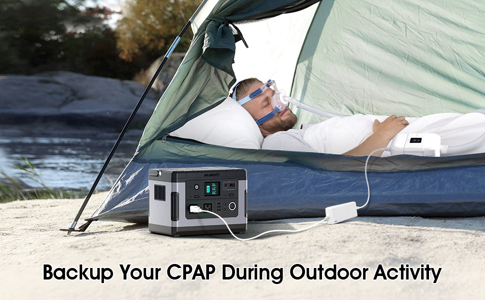 SUAOKI Solar Generators, G500 Portable Power Station 500Wh Camping