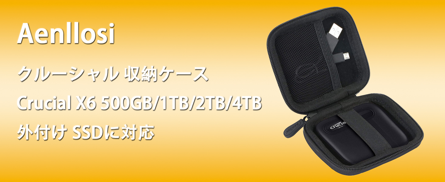 Amazon.co.jp: Aenllosi 収納ケース 互換品 クルーシャル Crucial X6