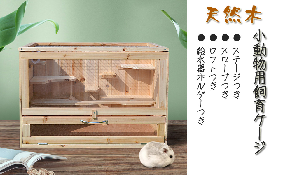 Amazon | Gifty 小動物 飼育 ケージ 大型 ハムスター ゲージ 60