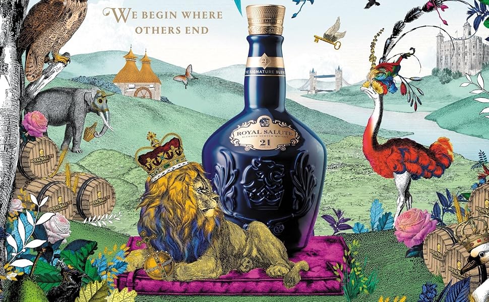 Amazon.co.jp: ROYAL SALUTE (ローヤルサルート) 21年 シグネチャー