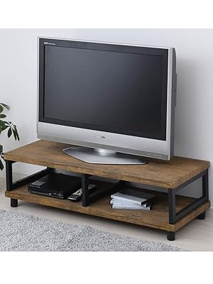 Amazon｜山善(YAMAZEN) テレビ台 ローボード 組立品 幅100 42型TV対応