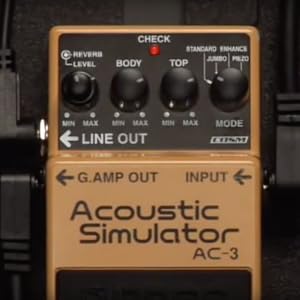 Amazon.com: BOSS AC-3 Advanced Acoustic Simulator Guitar Pedal