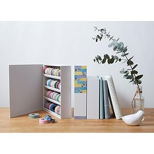 Amazon | キングジム マスキングテープ ケース ブックタイプ L 白