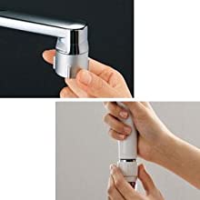 Amazon | TOTO 浴室用水栓 タッチスイッチ 吐水パイプ70mm TMN40STEC